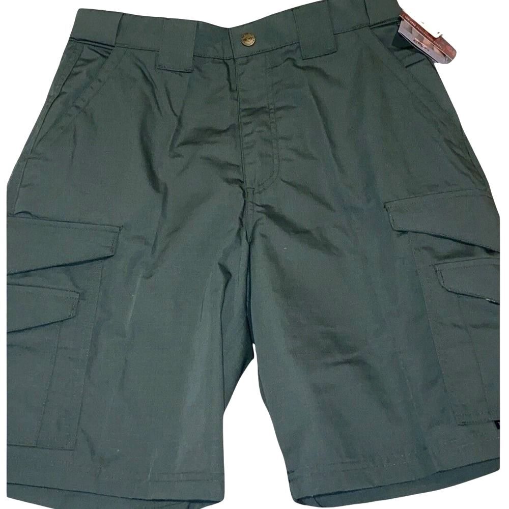 TRU-SPEC 24-7 Series‎ Cargo Shorts Mens 34 OD Green Ripstop Tactical Teflon 9in